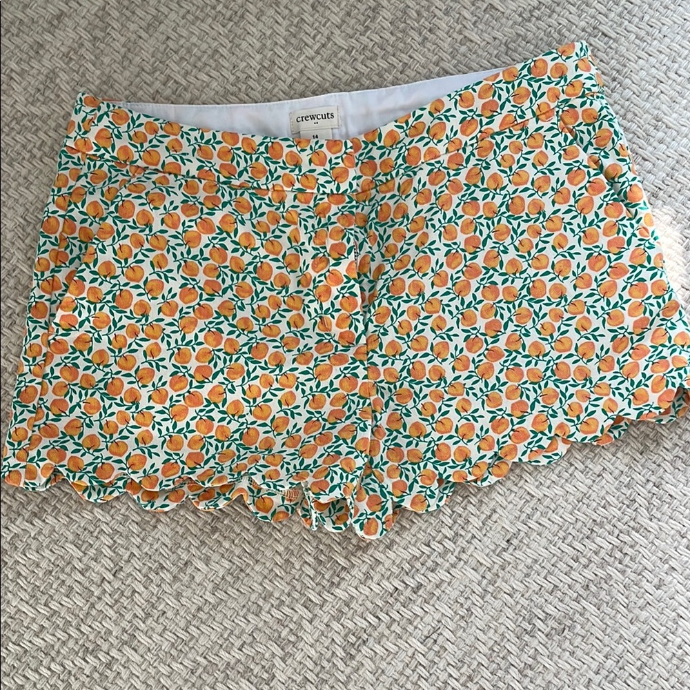 Crown & Ivy Orange Floral Women's Shorts